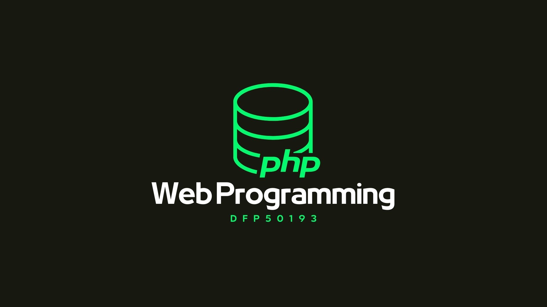 DFP50193 WEB PROGRAMMING