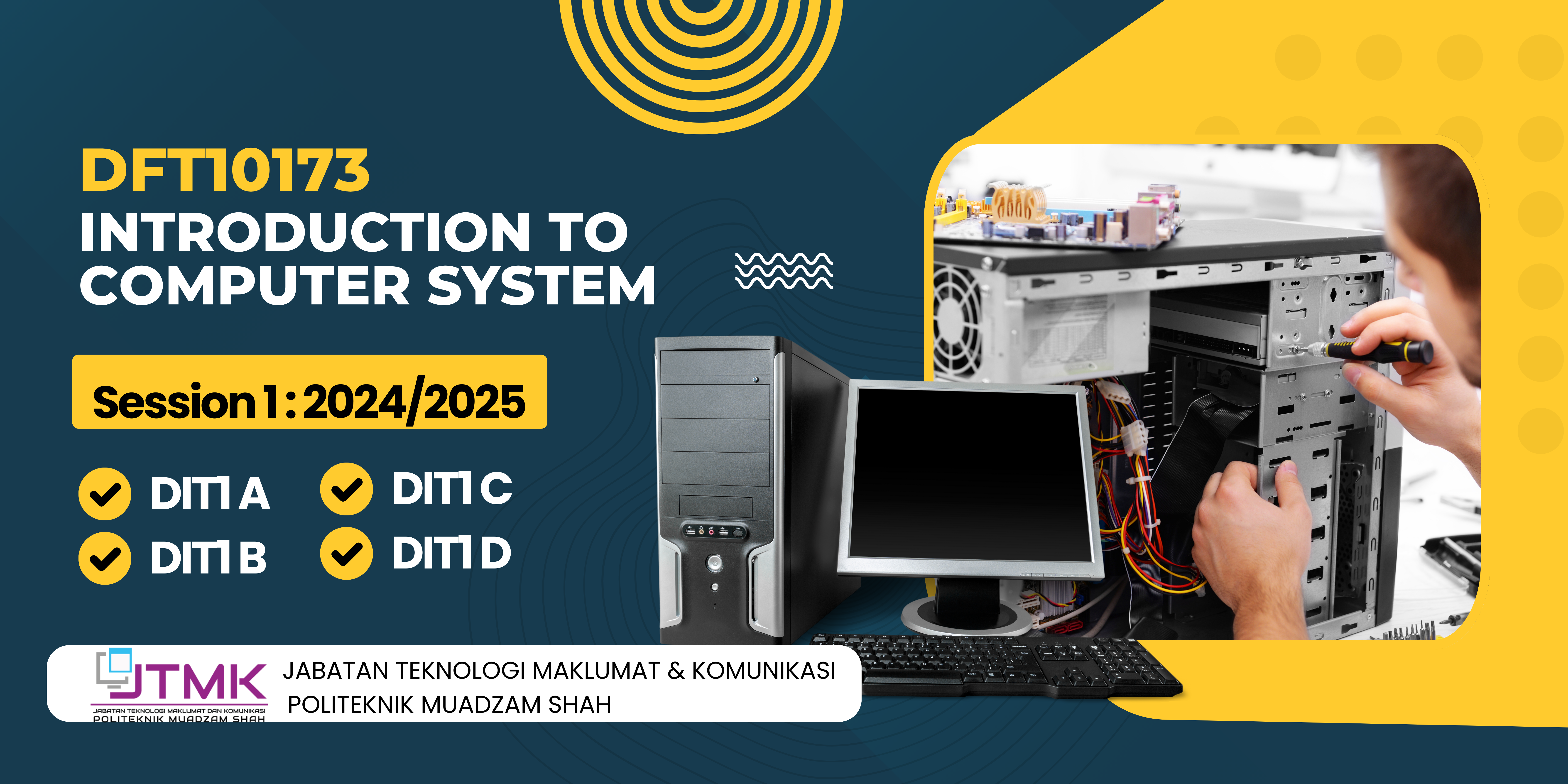 DFT10173 INTRODUCTION TO COMPUTER SYSTEM