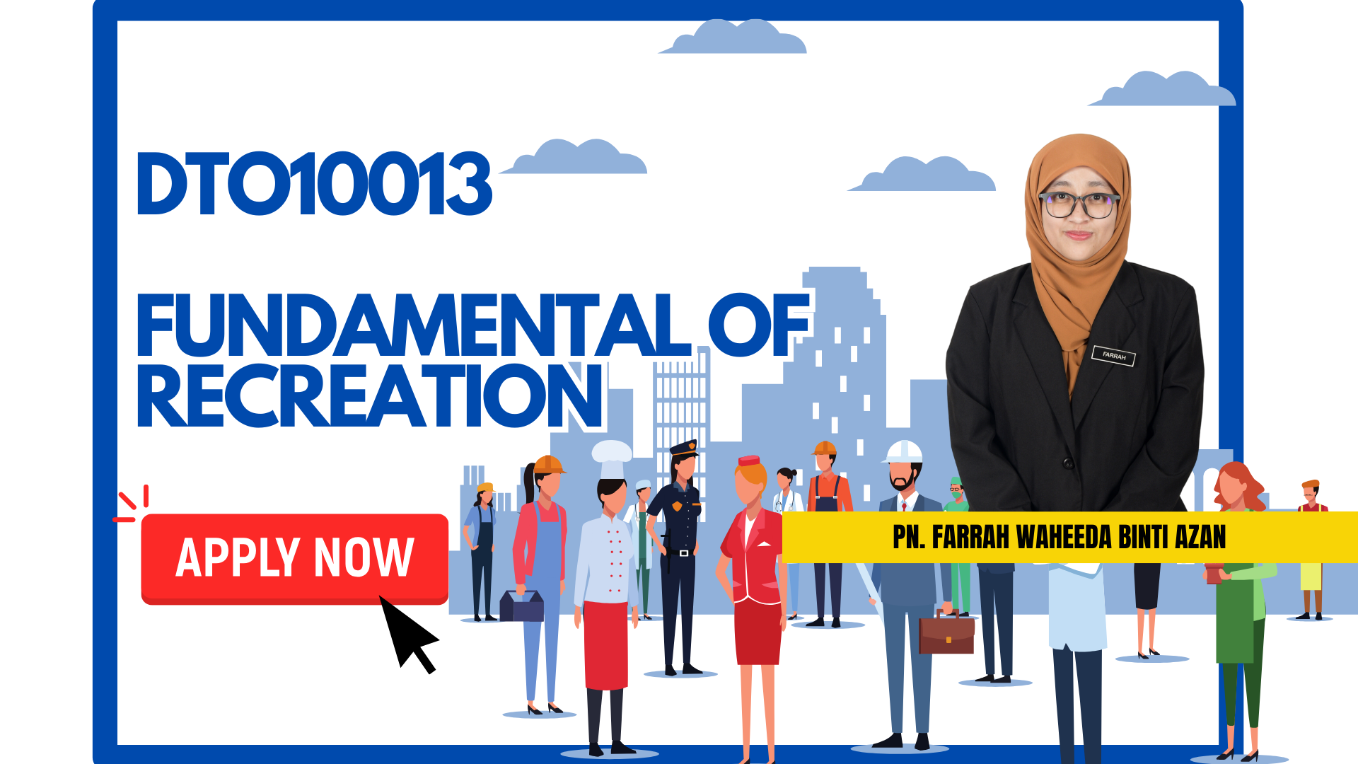 DTO10013 FUNDAMENTAL OF RECREATION