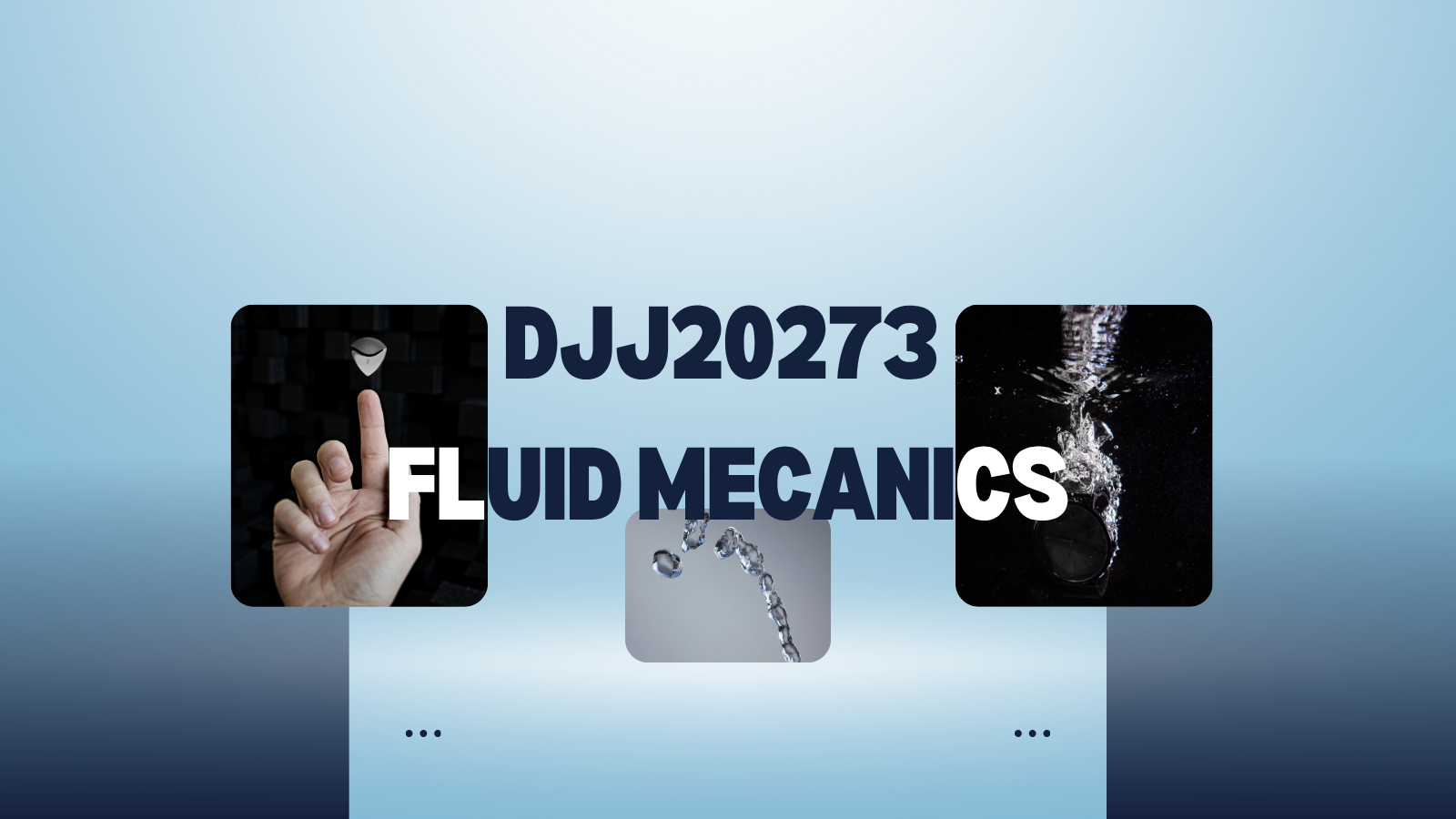 DJJ20273 FLUID MECHANICS SESI 1 : 2026/27
